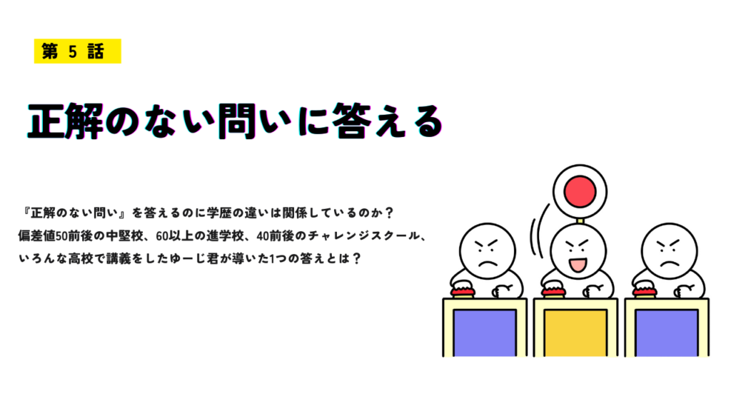 「正解のない問いに答える」のサムネイル画像